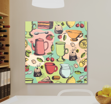 Cuadro cocina Tema de comida - TenVinilo
