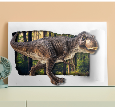 Cuadro de dinosaurios Dinosaurio 3d - TenVinilo