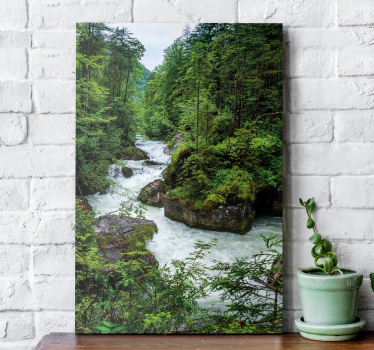 Cuadro de paisaje Arroyo en las montañas - TenVinilo