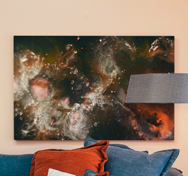 Cuadro de paisaje Hermosa vista galaxia vía láctea - TenVinilo