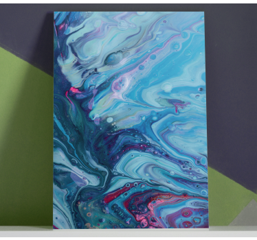 Cuadro decorativo moderno Degradado azul acrílico - TenVinilo
