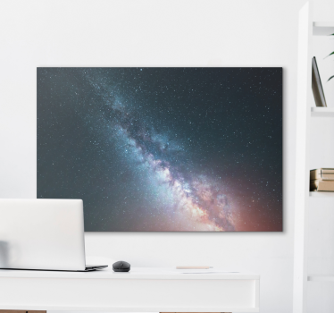 Cuadro decorativo moderno Estrella cielo azul noche - TenVinilo