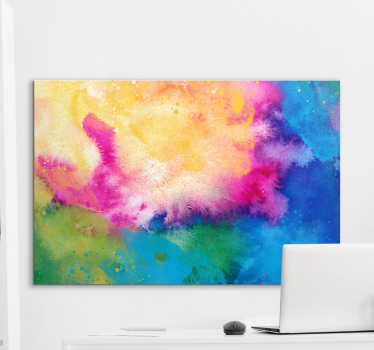 Cuadro decorativo moderno Explosión artística - TenVinilo