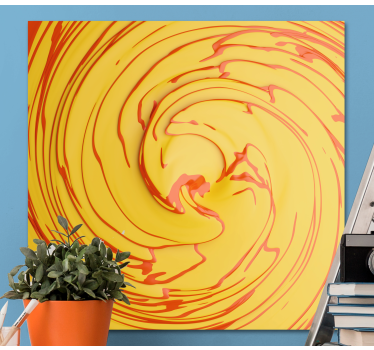Cuadro decorativo moderno Remolino degradado - TenVinilo