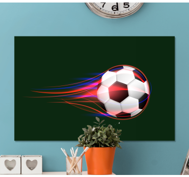Cuadro dormitorio juvenil Fútbol genial - TenVinilo