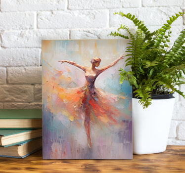 Cuadro artístico bailarina de ballet - TenVinilo