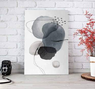 Cuadro artístico formas abstractas - TenVinilo