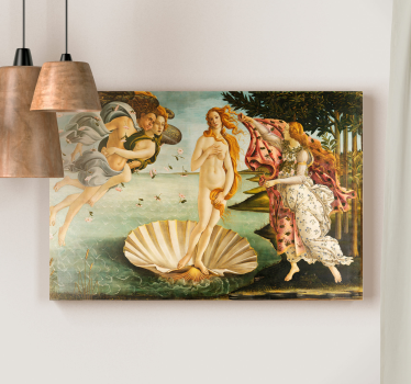 Cuadro artístico la nacimiento de VenusVenus, la diosa del amor,  - TenVinilo