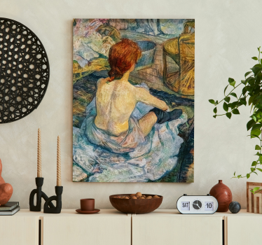 Cuadro artístico "La Toilette" de Toulouse-Lautrec"La Toilette" d - TenVinilo