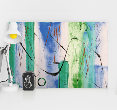 Cuadro oficina Efecto de pintura arte contemporáneo - TenVinilo