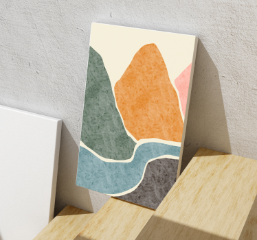 Cuadro para salón paisaje artístico - TenVinilo
