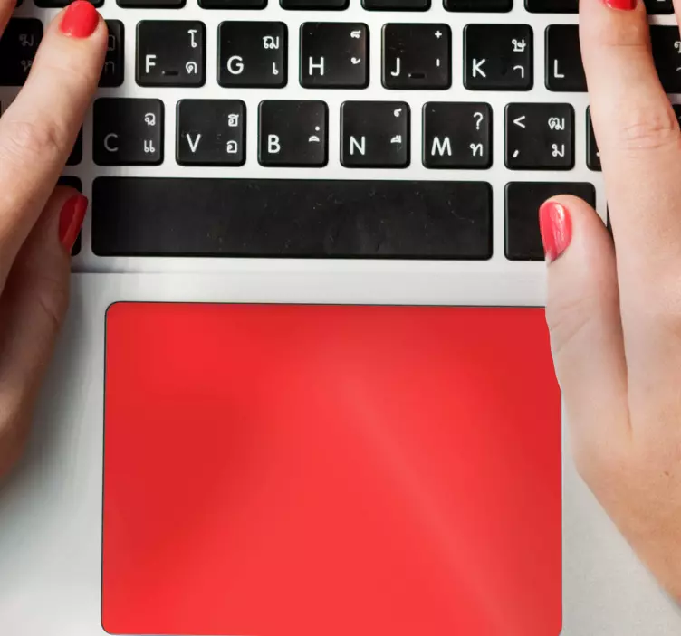 Pegatina para portátiles touchpad colores - TenVinilo