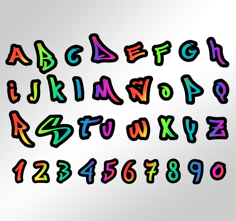 Vinilo Decorativo Graffiti Personalizado - TenVinilo