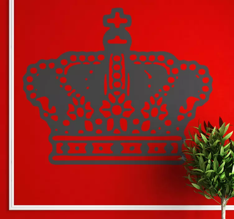 Vinilo decorativo corona rey - TenVinilo