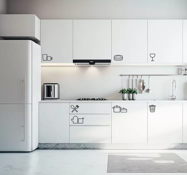 Vinilo utensilios de cocina - TenVinilo