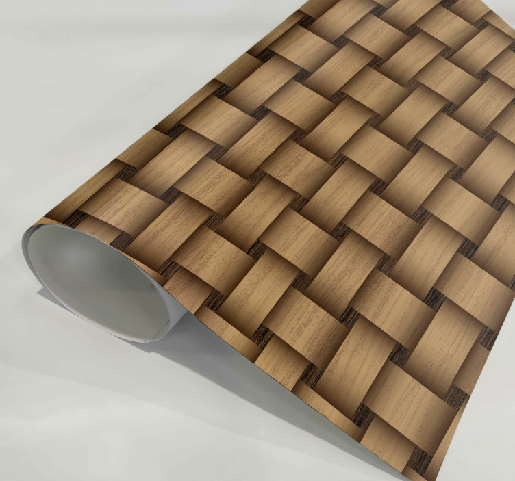 Vinilo para mueble madera se entrelaza - TenVinilo