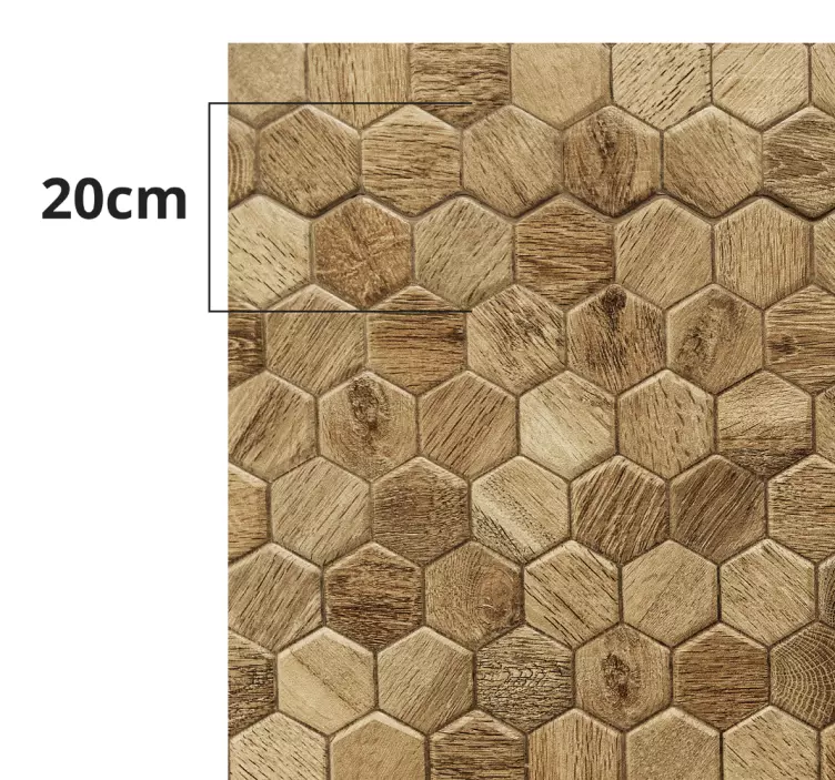 Vinilo cabecero Losetas geométricas - TenVinilo