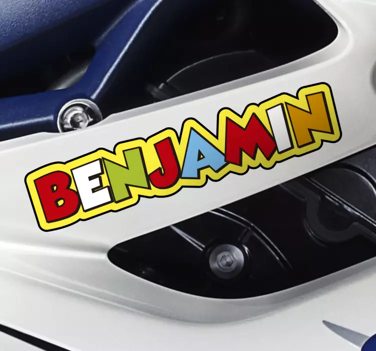 Pegatina moto personalizable Rossi - TenVinilo