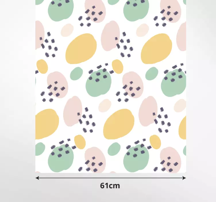 Vinilo para mueble Pastel formas de vinilo pared - TenVinilo