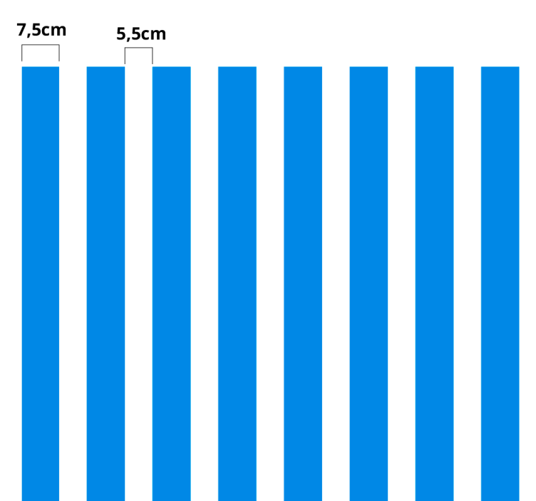 Vinilo para muebles líneas verticales  - TenVinilo
