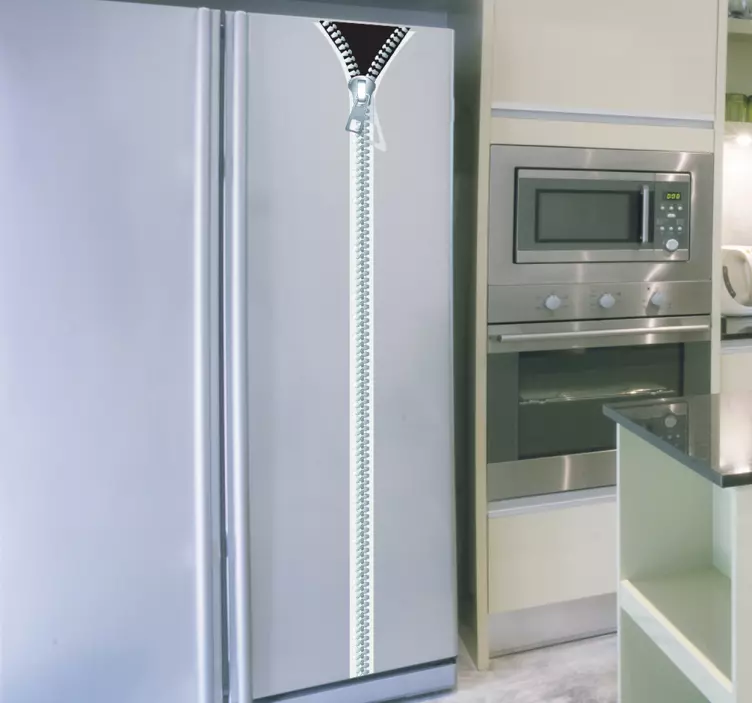 Adhesivo cremallera para nevera - TenVinilo