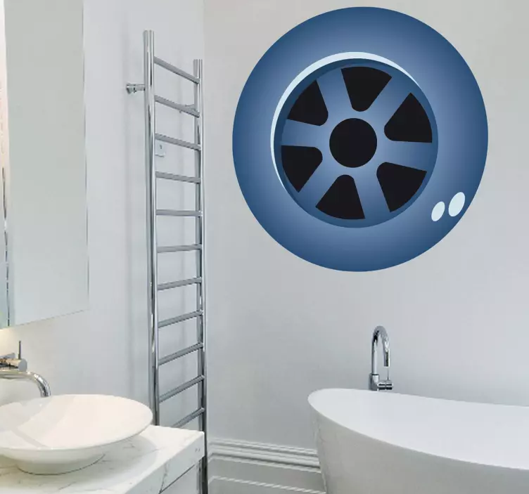 Adhesivo decorativo desagüe - TenVinilo