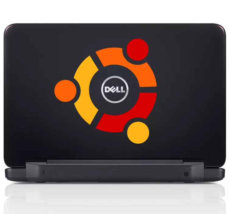 Adhesivo logo ubuntu linux - TenVinilo