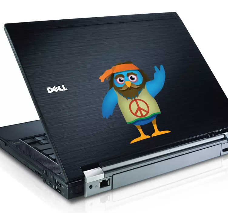 Adhesivo para portátil peace tweet - TenVinilo
