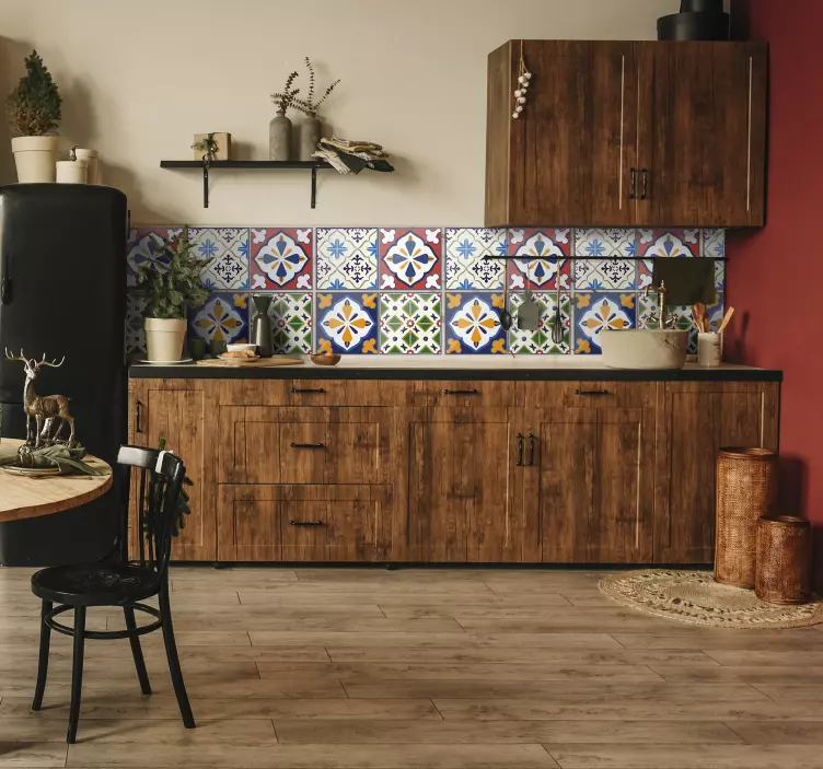 Azulejos adhesivo azulejo típico portugués - TenVinilo