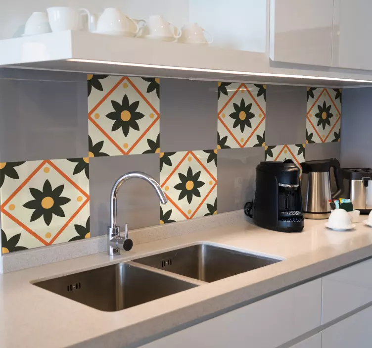 Azulejos adhesivo flamenco Belgica - TenVinilo