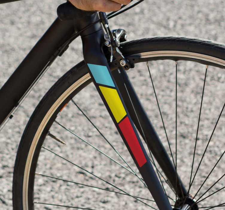 Calca horquilla frontal de bicicleta de carretera - TenVinilo