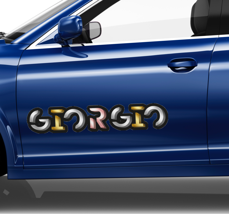 Calca para auto creación de nombre personalizado - TenVinilo