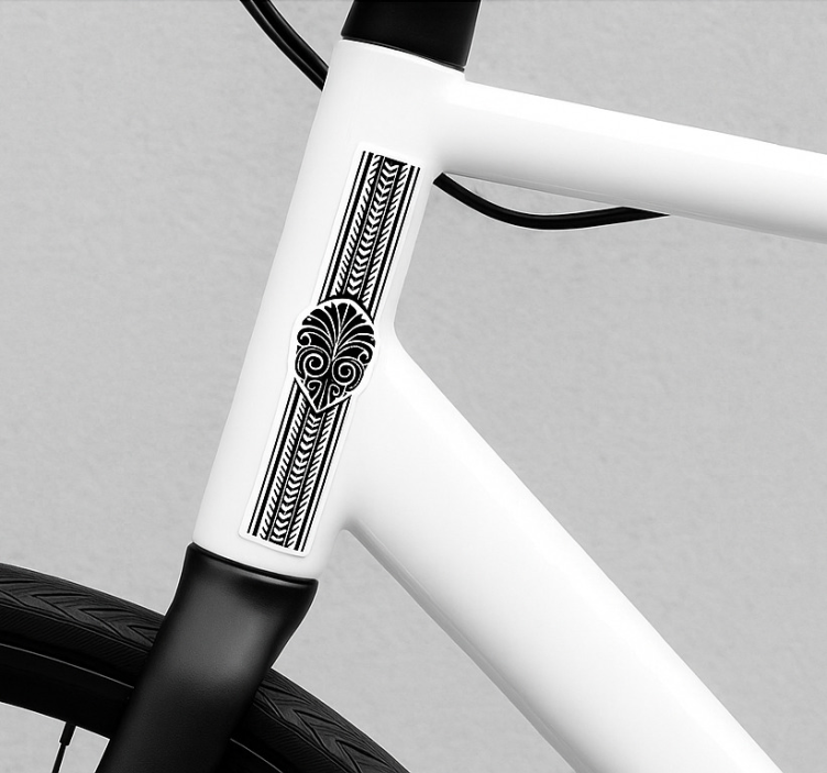 Calca para bicicleta sábana tribal maorí - TenVinilo