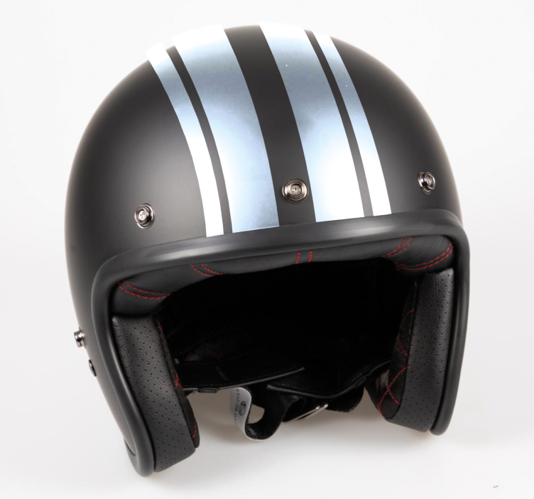 Calcomanía para moto líneas de carreras monocolor - TenVinilo