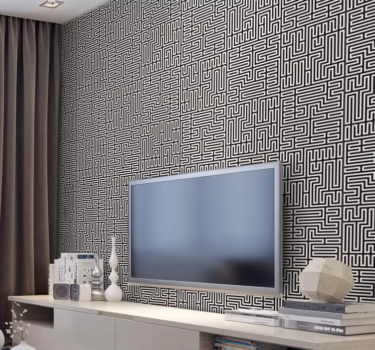 Fotomural adhesivo de laberinto - TenVinilo