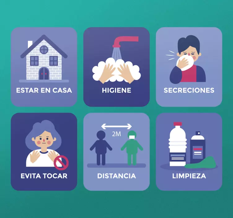 Vinilo recomendaciones para covid-19 - TenVinilo