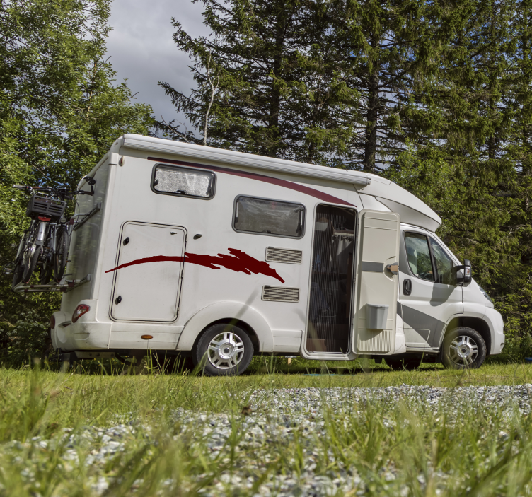 Vinilo autocaravana ornamental monocolor - TenVinilo