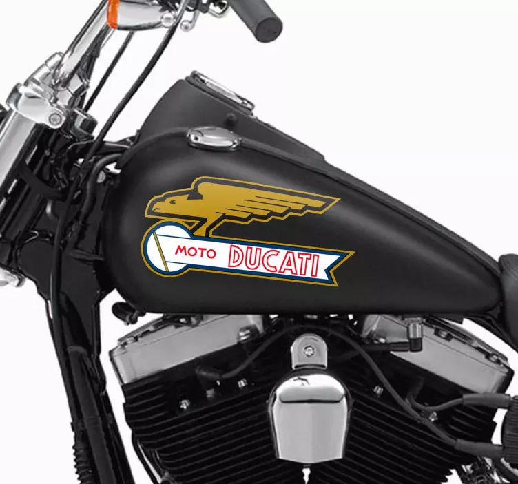 Pegatina moto Ducati - TenVinilo