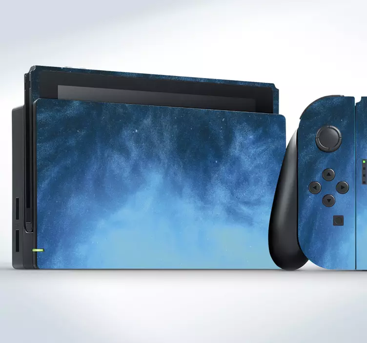 Pegatina nintendo diseño cósmico elegante para switch - TenVinilo