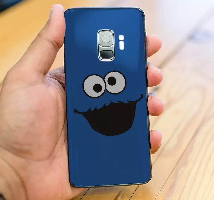 Pegatina Samsung monstruo de las galletas - TenVinilo