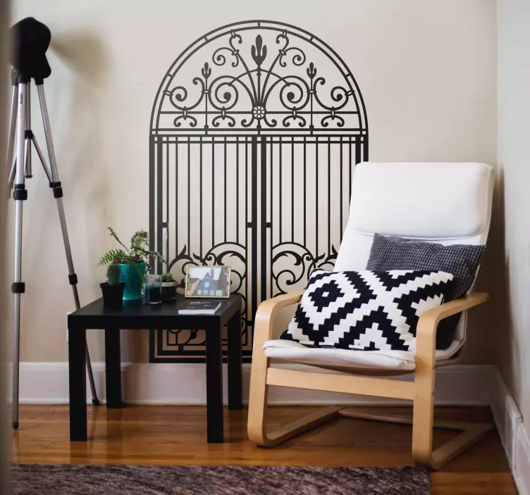 Vinilo vintage Arco gotico - TenVinilo