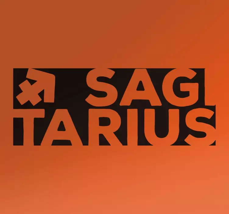 Pegatinas horóscopo signo sagitario - TenVinilo