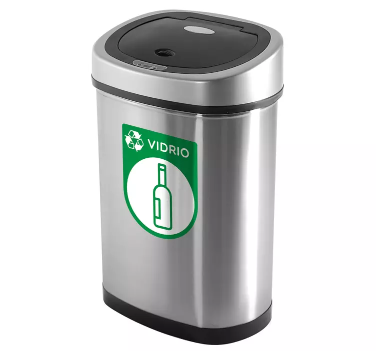 Pegatinas reciclaje vidrio - TenVinilo