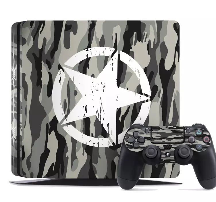 Skin camuflaje urbano PS4 - TenVinilo