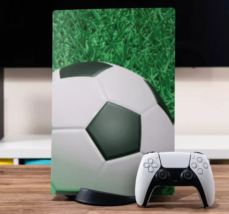 Skin ps4 campo de balón de fútbol - TenVinilo