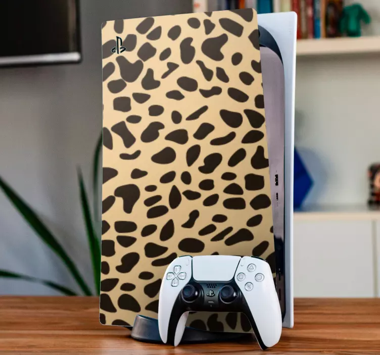 Skin PS4 cubierta con estampado de leopardo - TenVinilo