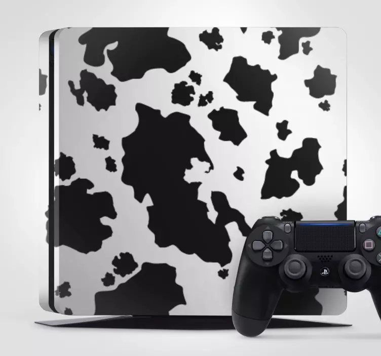 Skin PS4 cubierta con estampado de vaca - TenVinilo