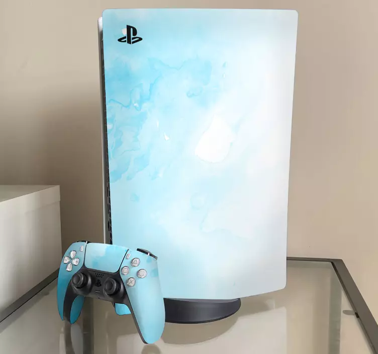 Skin ps4 dispositivo de juego color aqua - TenVinilo