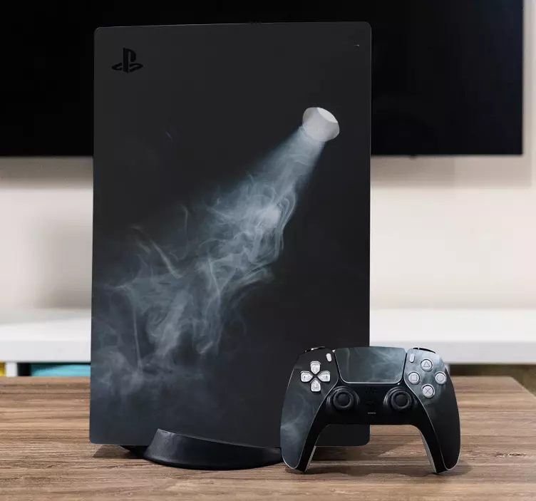 Skin ps4 efecto luces humo - TenVinilo