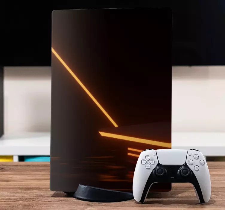 Skin PS4 envoltura de consola futurista - TenVinilo